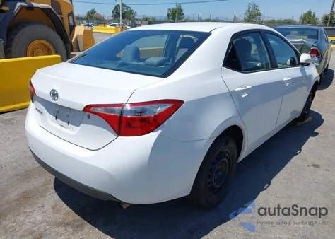 2016 Toyota Corolla L z USA, uszkodzony, nr VIN 5YFBURHE1GP534559
